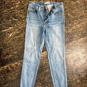 Madewell size 27 skinny jeans